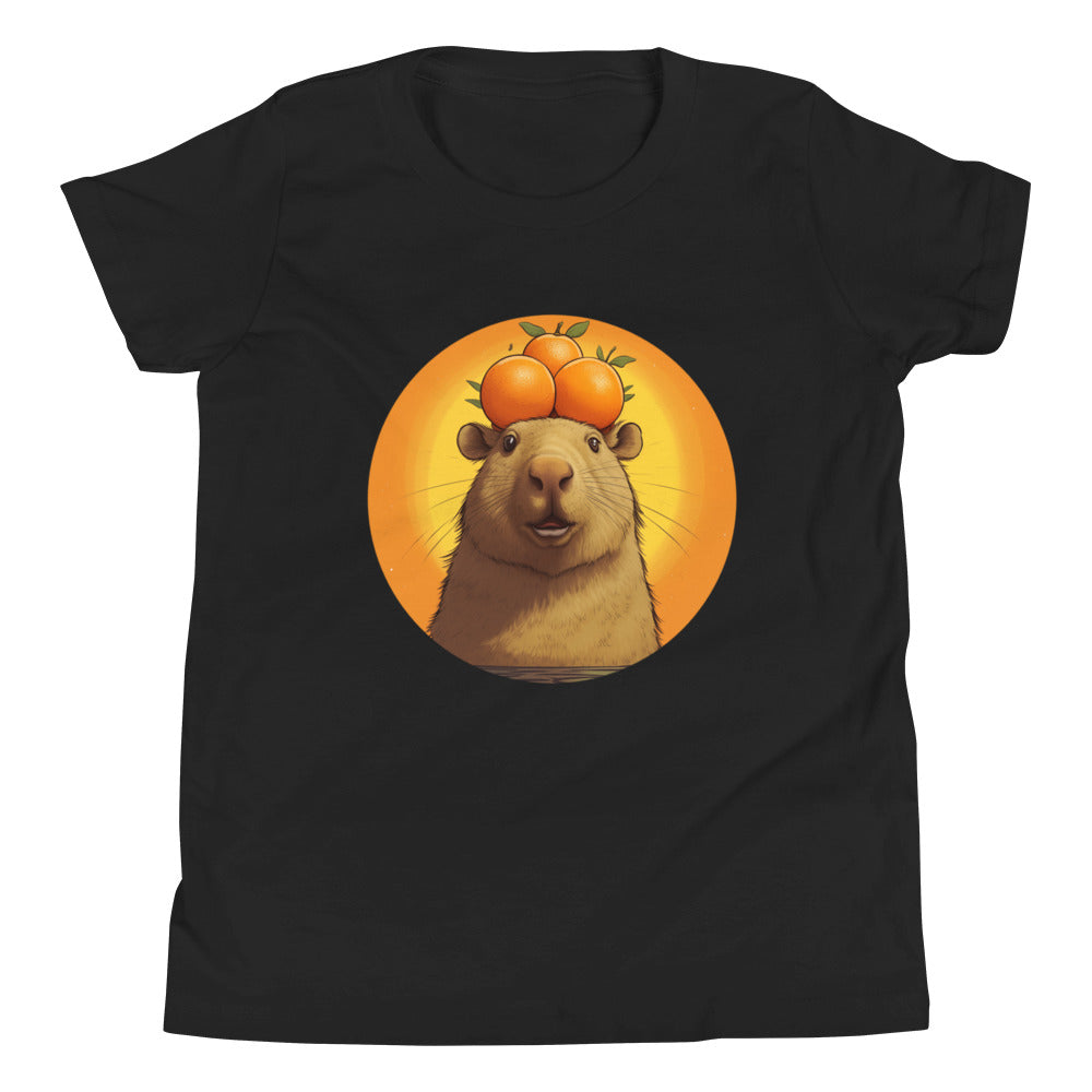 Mandariini Capybara Nuorten Lyhyt hihainen T-paita