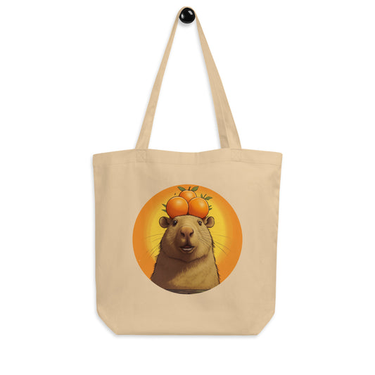 Mandarin Capybara Ecological Canvas Bag